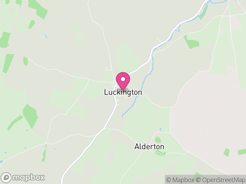 Map of Luckington, Wiltshire