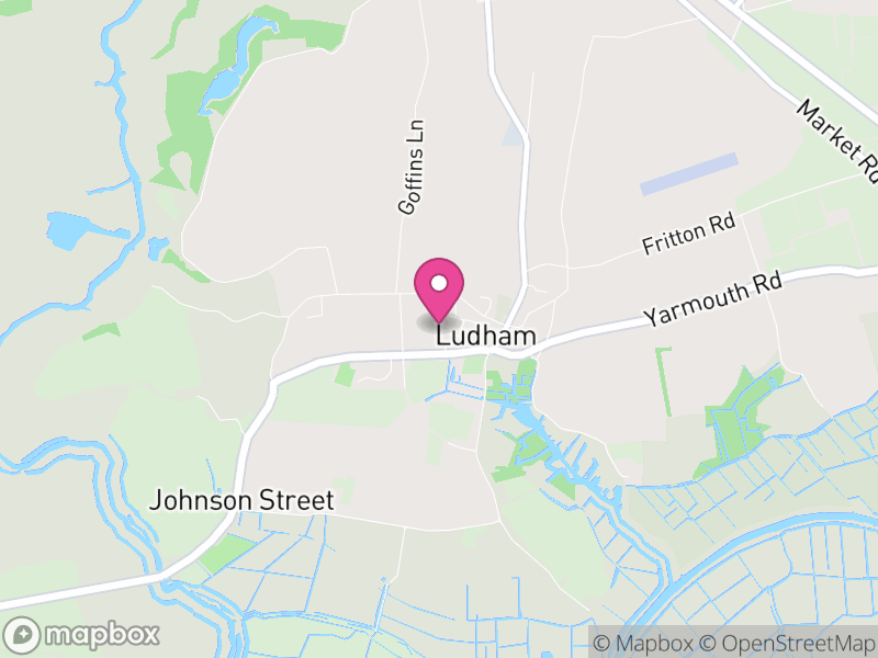 Map of Ludham, North Norfolk