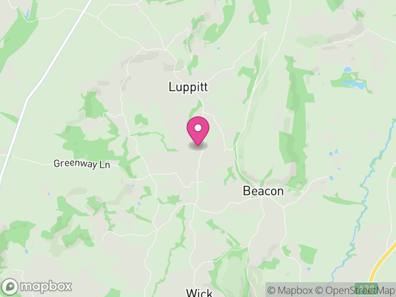 Map of Luppitt, East Devon