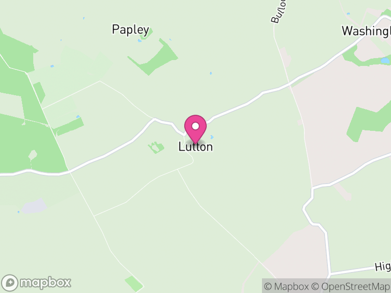 Map of Lutton, North Northamptonshire