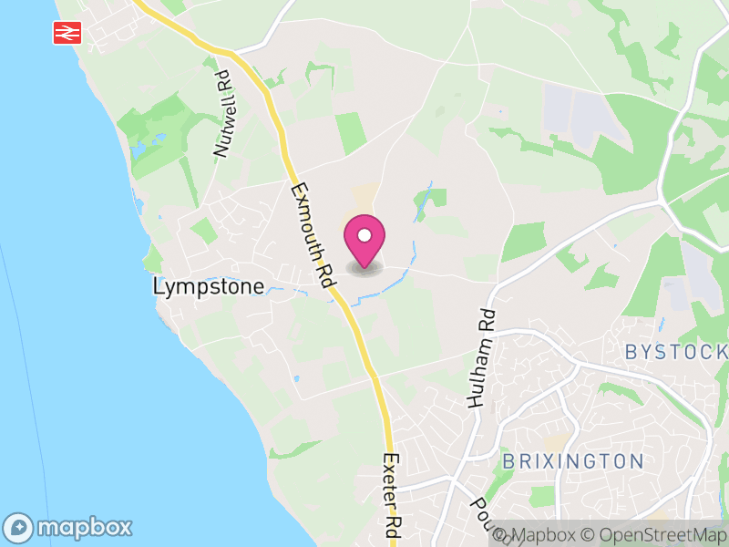 Map of Lympstone, East Devon