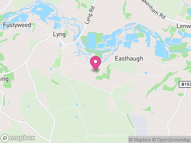 Map of Lyng, Breckland