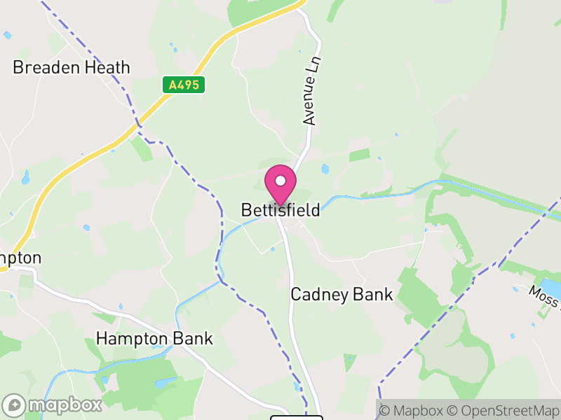 Map of Maelor South, Wrexham