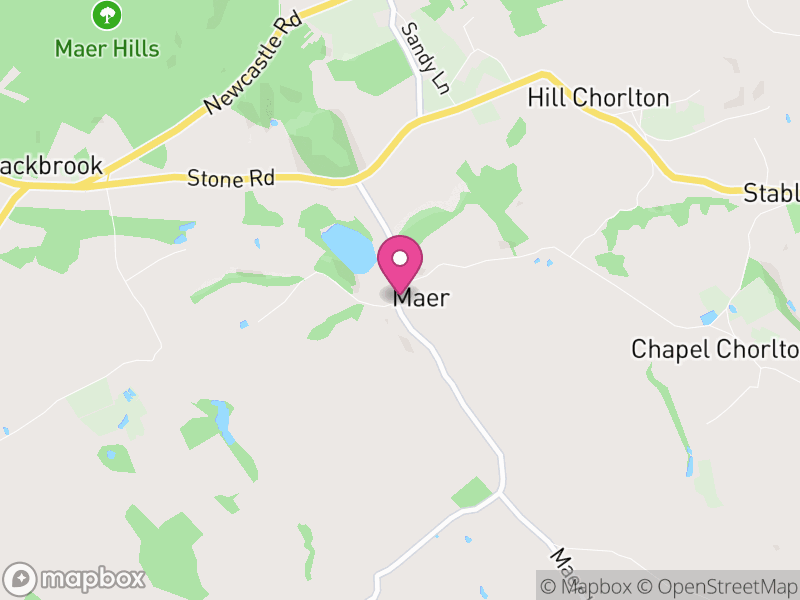 Map of Maer, Newcastle-under-Lyme