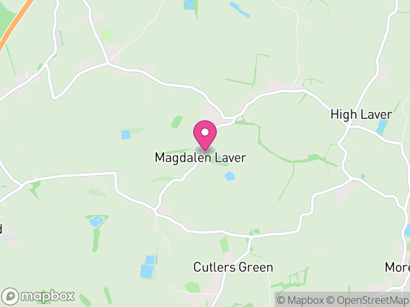 Map of Magdalen Laver, Epping Forest