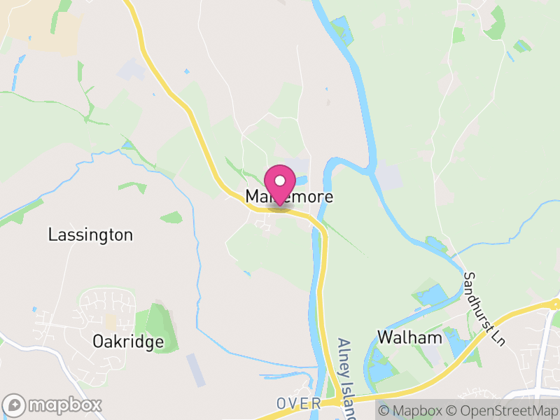 Map of Maisemore, Tewkesbury