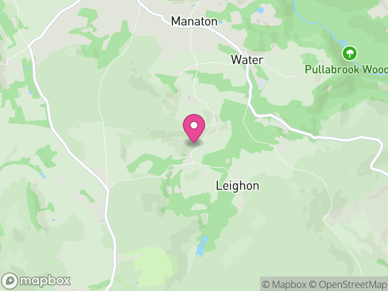 Map of Manaton, Teignbridge