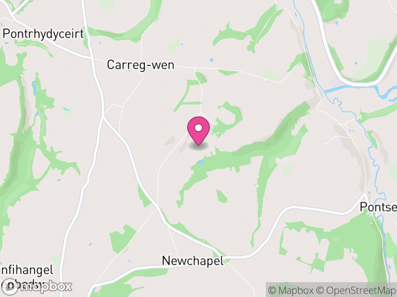 Map of Manordeifi, Pembrokeshire