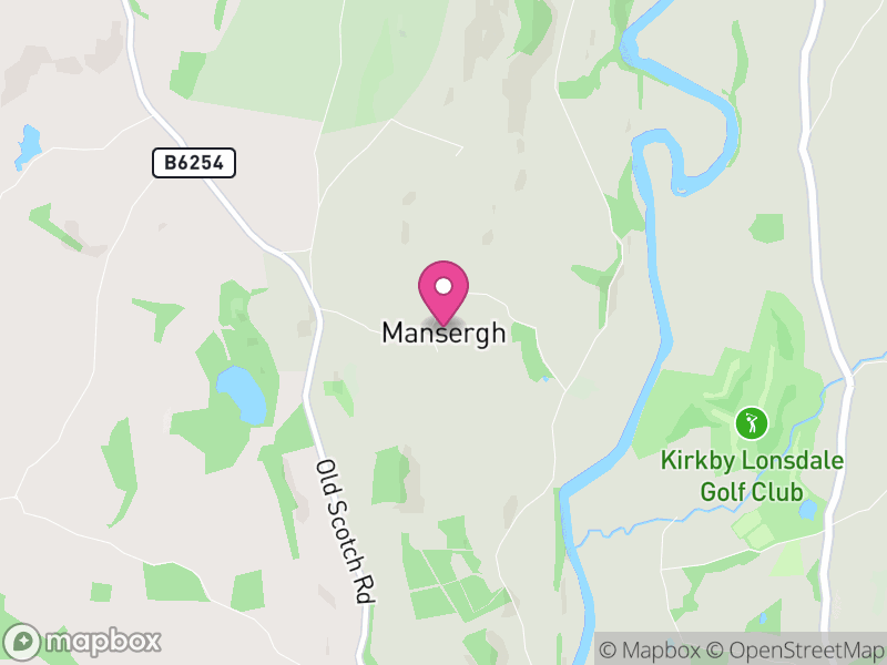 Map of Mansergh, Westmorland and Furness