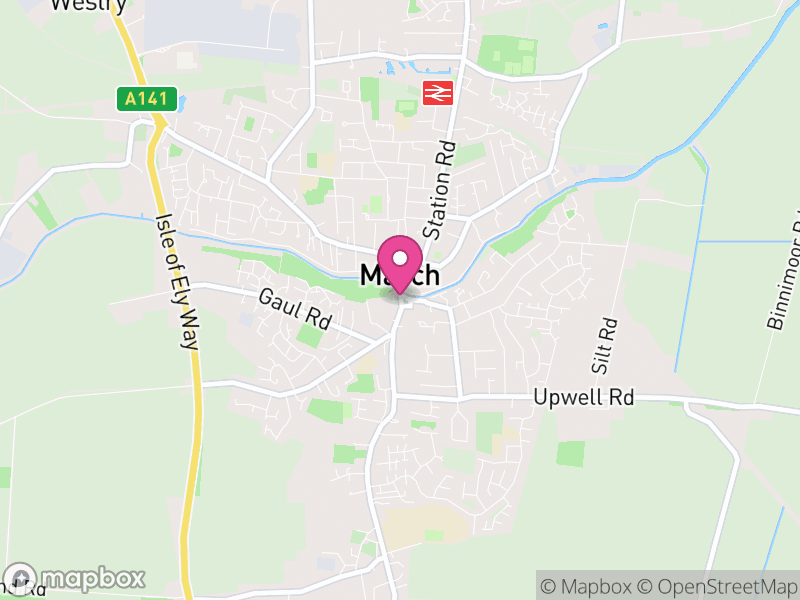 Map of March, Fenland