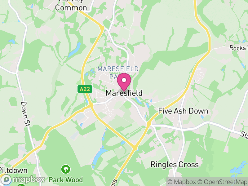 Map of Maresfield, Wealden