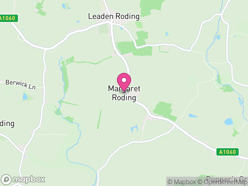 Map of Margaret Roding, Uttlesford