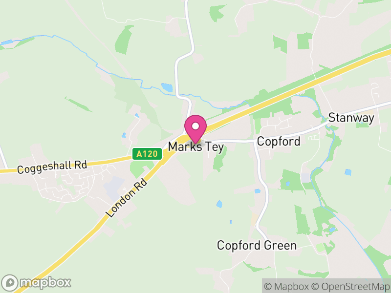 Map of Marks Tey, Colchester