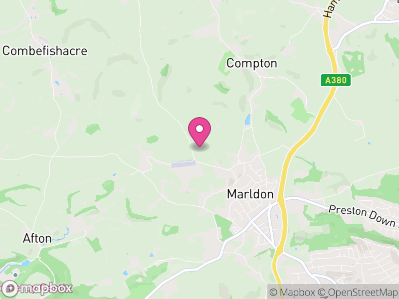 Map of Marldon, South Hams