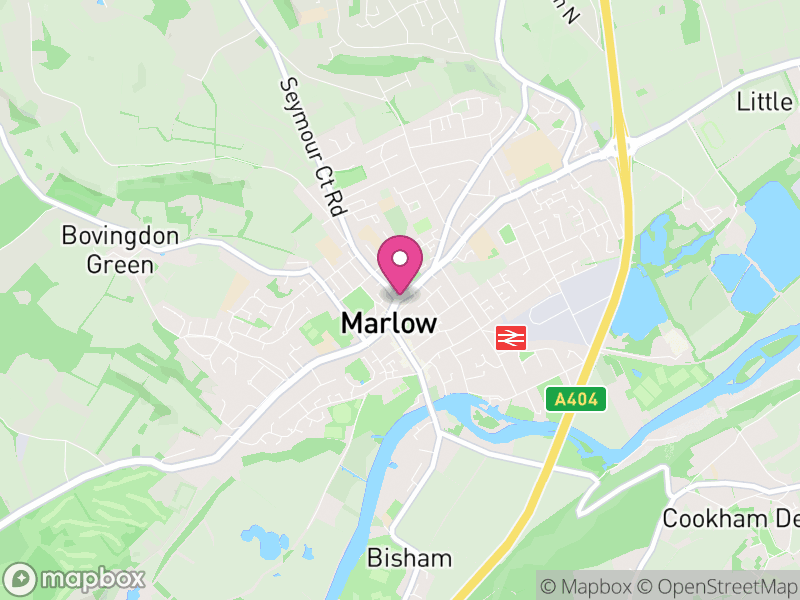 Map of Marlow, Buckinghamshire