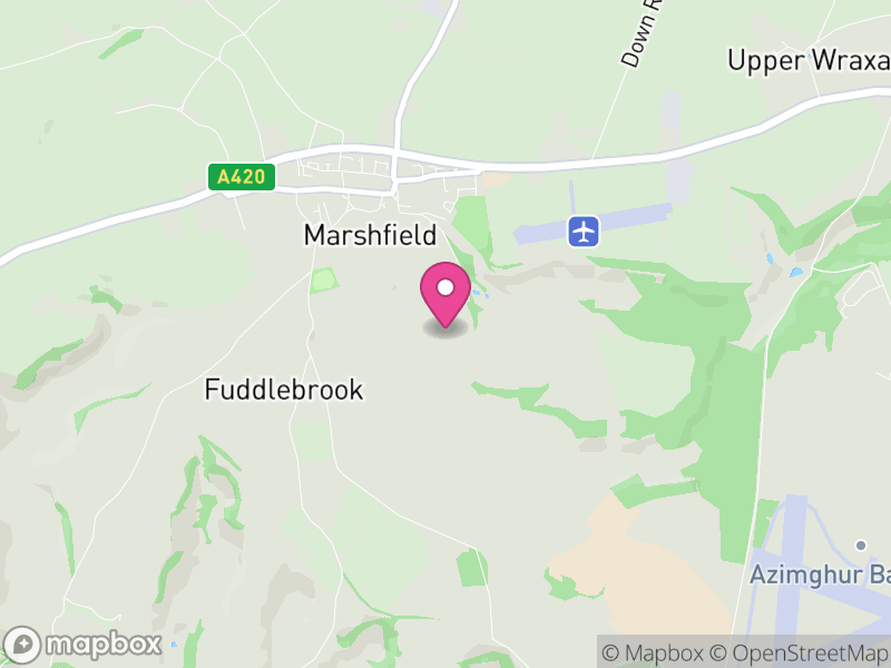 Map of Marshfield, South Gloucestershire