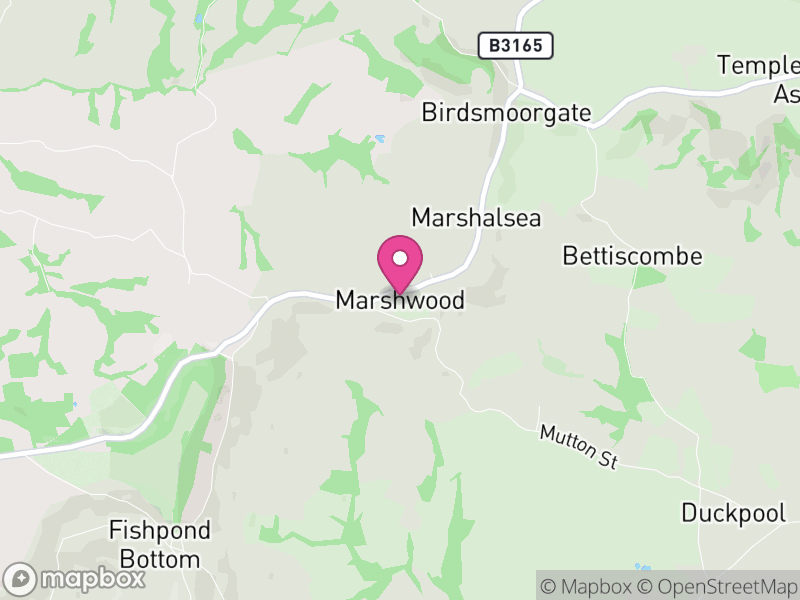 Map of Marshwood, Dorset