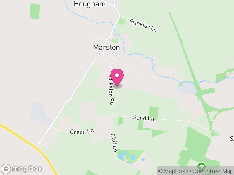 Map of Marston, South Kesteven