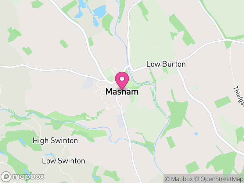 Map of Masham, North Yorkshire