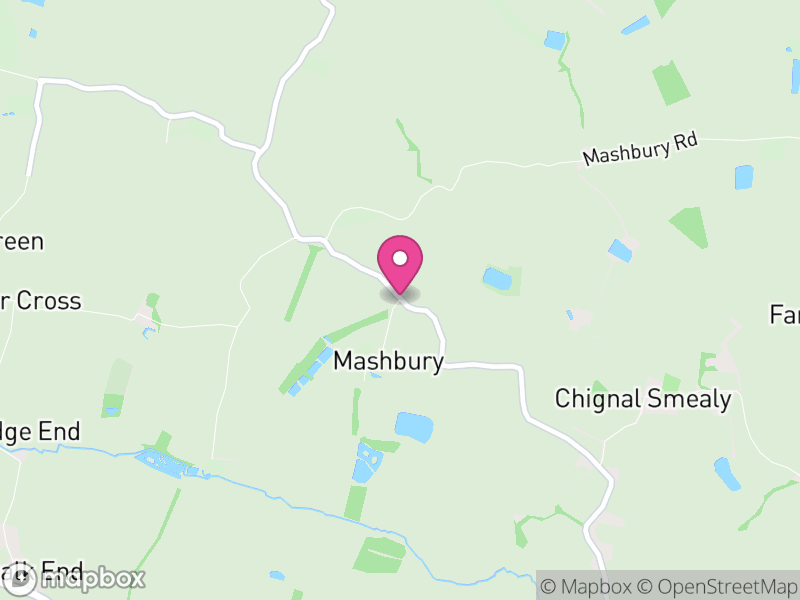 Map of Mashbury, Chelmsford
