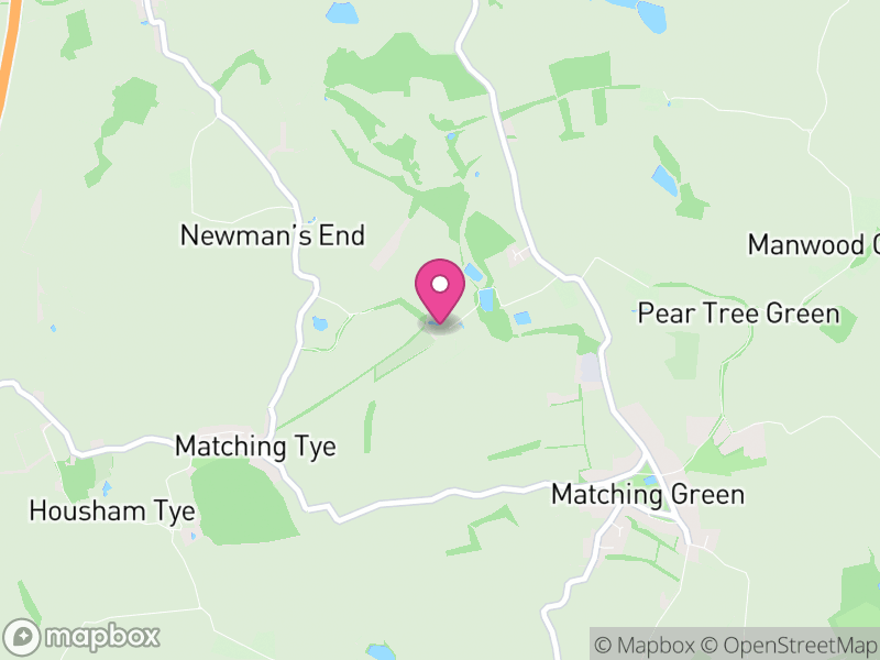 Map of Matching, Epping Forest