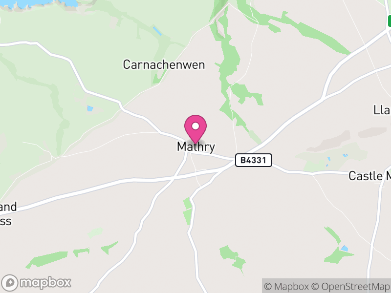 Map of Mathry, Pembrokeshire
