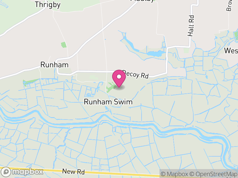 Map of Mautby, Great Yarmouth