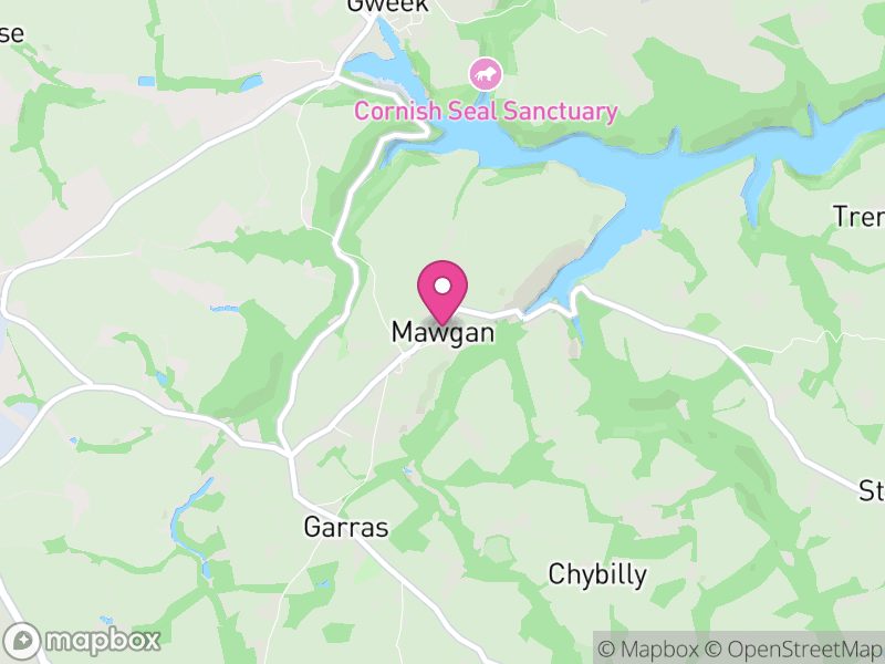 Map of Mawgan-in-Meneage, Cornwall