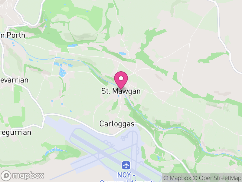 Map of Mawgan-in-Pydar, Cornwall