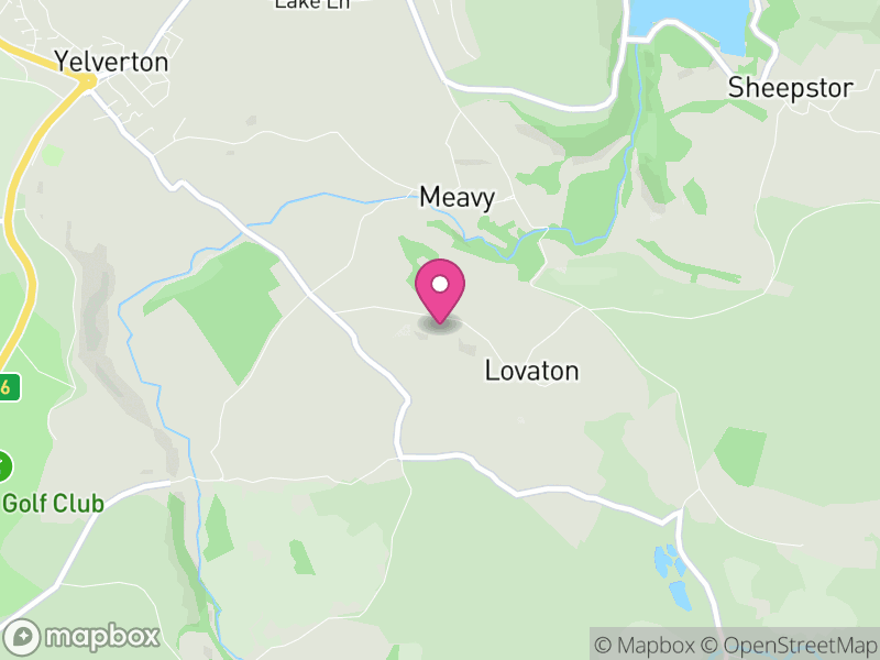 Map of Meavy, West Devon