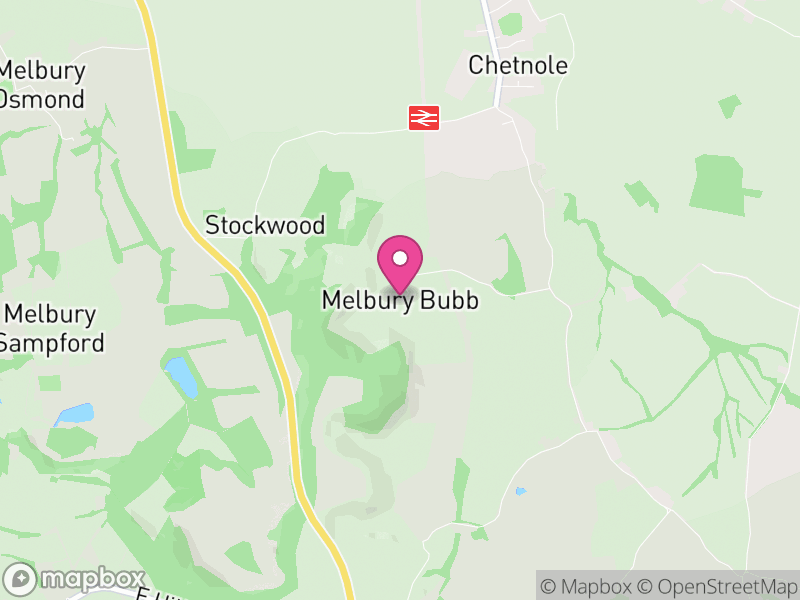 Map of Melbury Bubb, Dorset