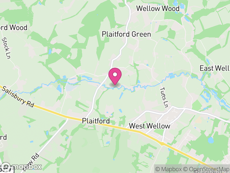 Map of Melchet Park and Plaitford, Test Valley