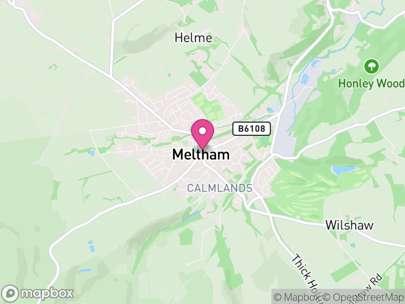Map of Meltham, Kirklees