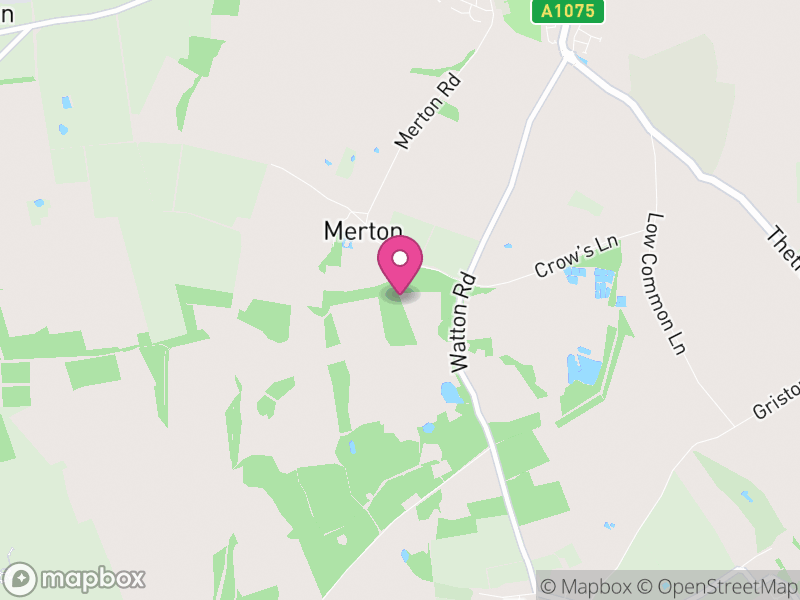 Map of Merton, Breckland