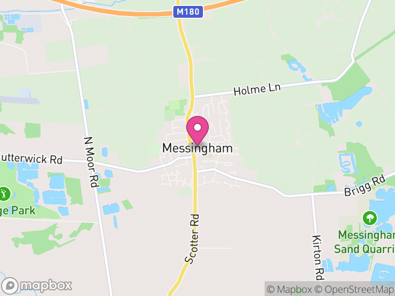 Map of Messingham, North Lincolnshire