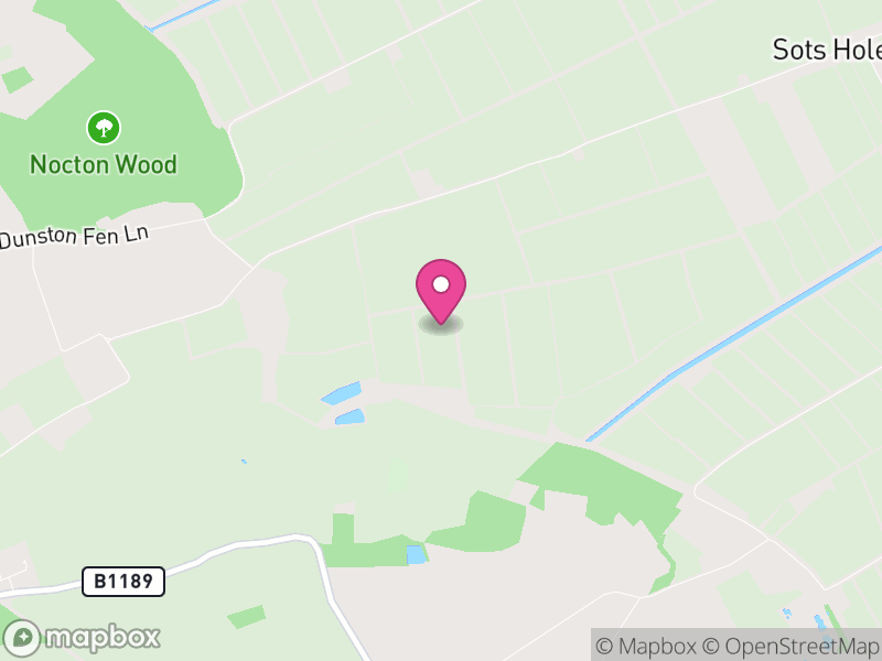 Map of Metheringham, North Kesteven