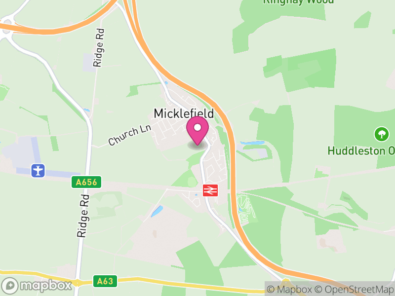 Map of Micklefield, Leeds
