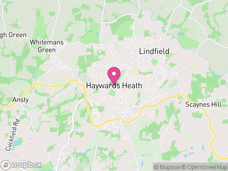 Map of Mid Sussex, West Sussex