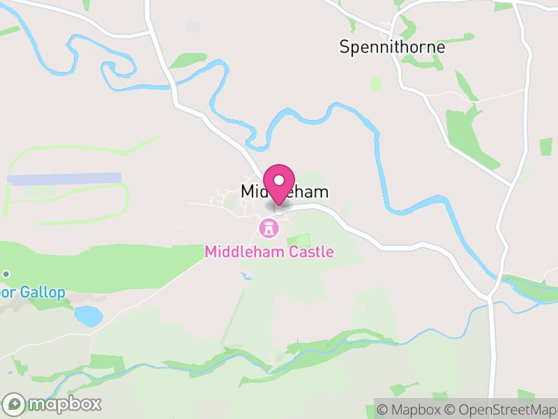 Map of Middleham, North Yorkshire