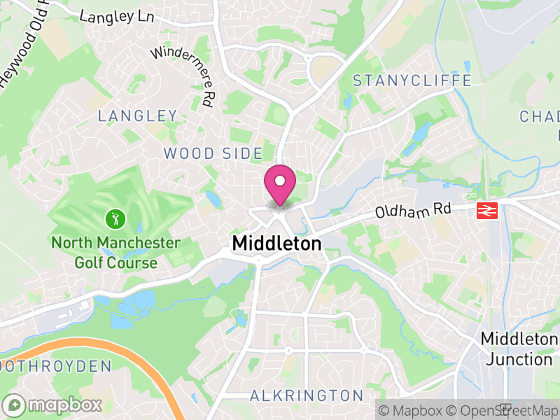 Map of Middleton, Northumberland