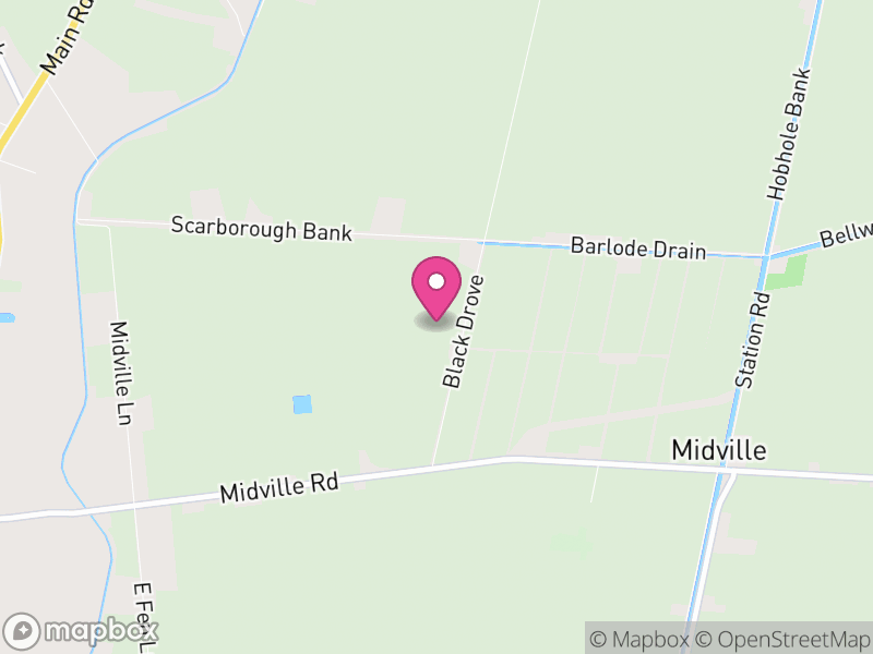 Map of Midville, East Lindsey