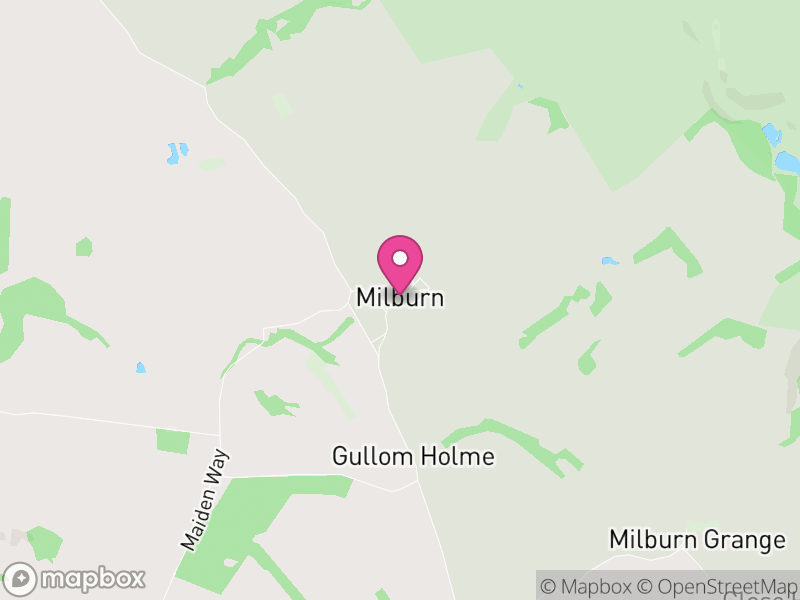 Map of Milburn, Westmorland and Furness