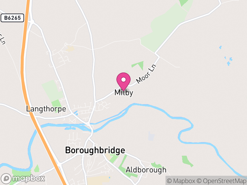 Map of Milby, North Yorkshire