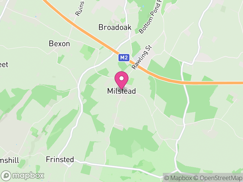 Map of Milstead, Swale
