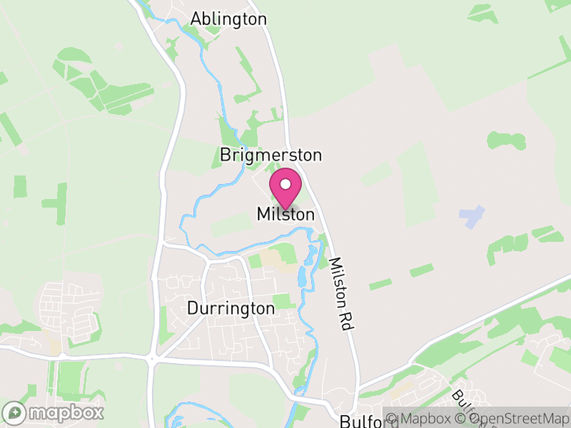 Map of Milston, Wiltshire