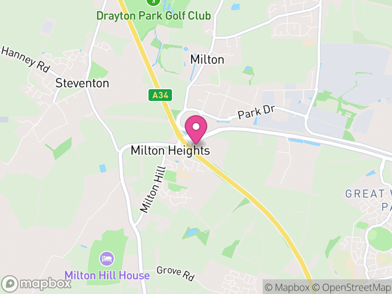 Map of Milton, Vale of White Horse