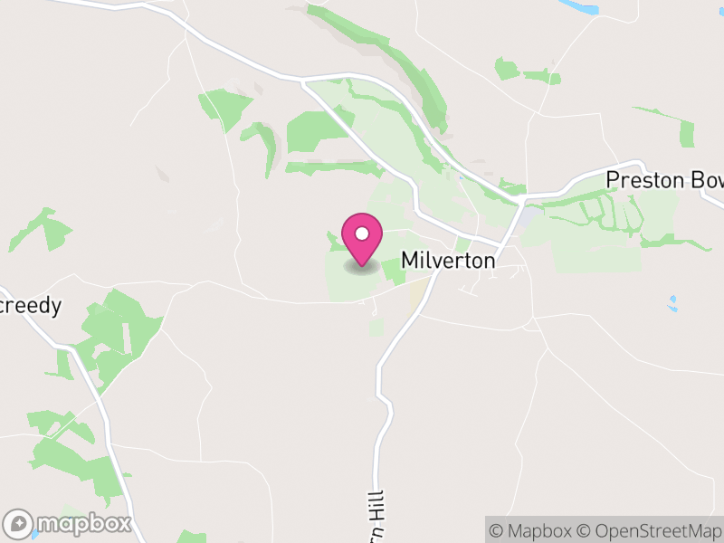 Map of Milverton, Somerset