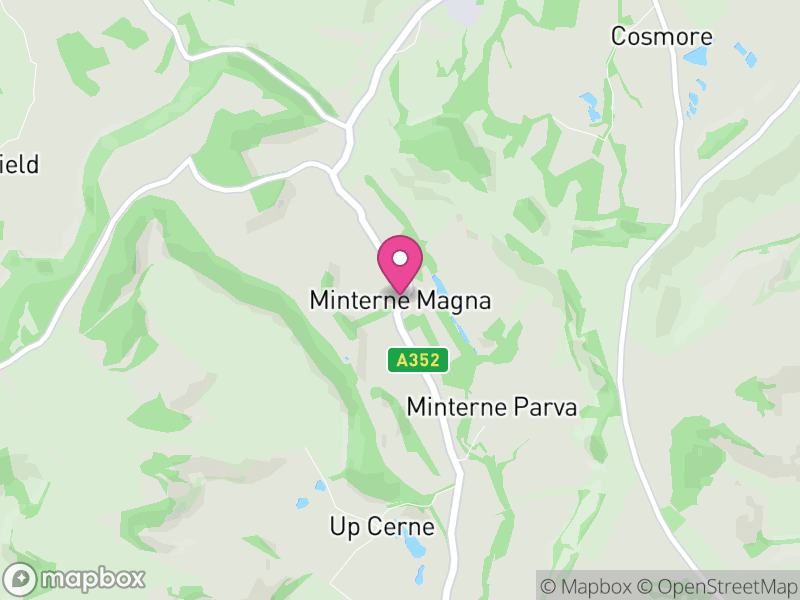 Map of Minterne Magna, Dorset