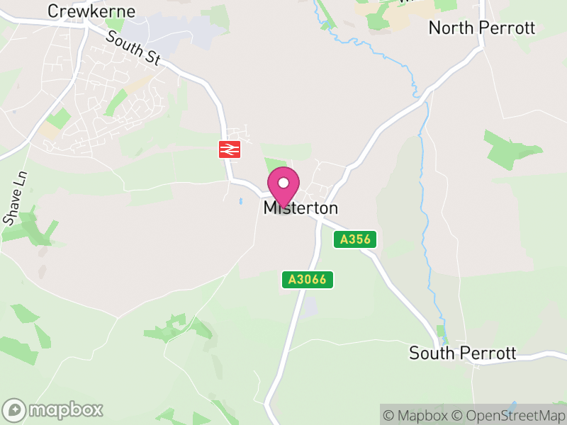 Map of Misterton, Somerset