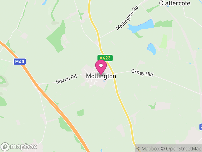 Map of Mollington, Cherwell